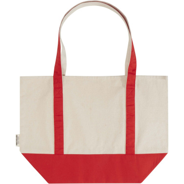 Logo trade promotional merchandise picture of: Sam 320 g/m² GRS recycled cotton tote bag