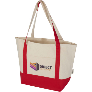 Logo trade promotional giveaways picture of: Sam 320 g/m² GRS recycled cotton tote bag