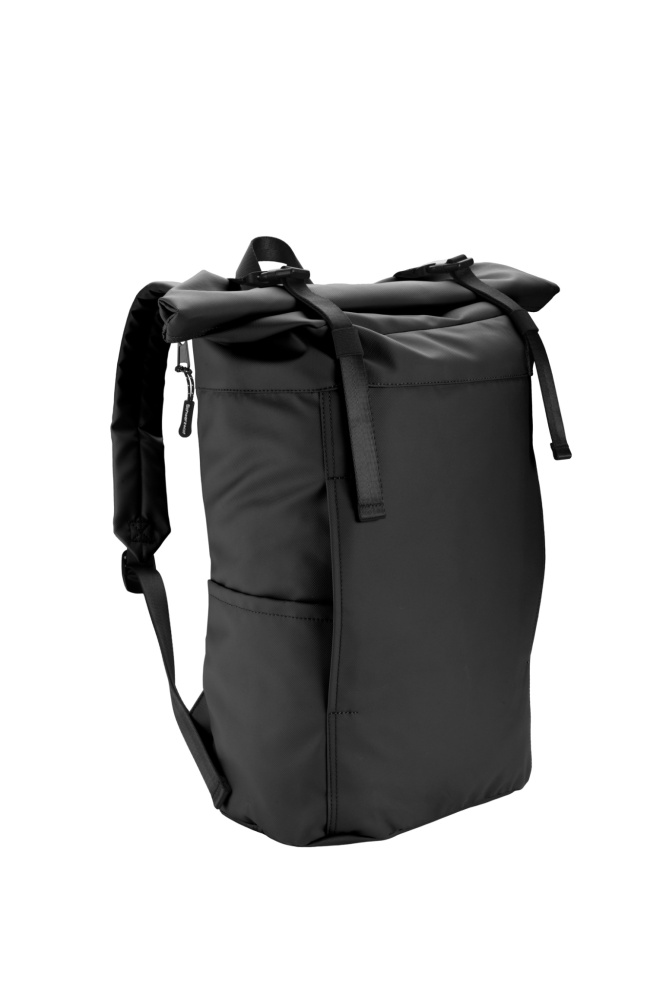 Logotrade promotional product picture of: Rolltop backpack PEKTUSAN Schwarzwolf