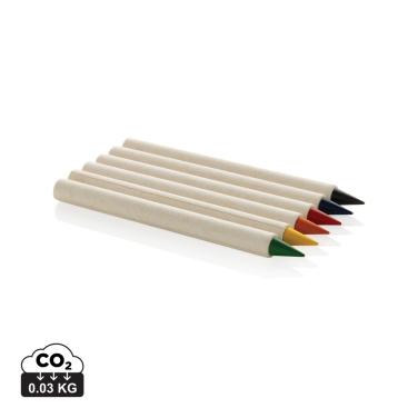 Logo trade advertising products image of: Micki GRS infinity 6pc colouring pencil set