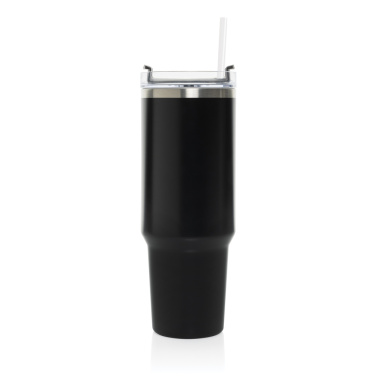 Logo trade corporate gifts picture of: Stadley RCS recycled steel tumbler 1200ML