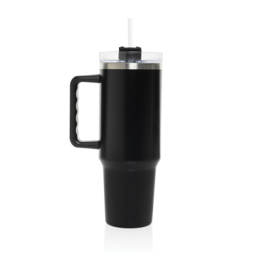 Logo trade promotional items image of: Stadley RCS recycled steel tumbler 1200ML