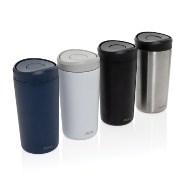 Logotrade business gift image of: Avira Alix RCS re-steel click tumbler 400ML