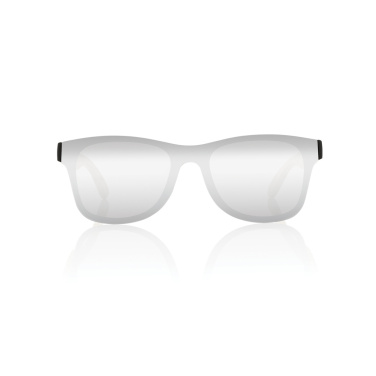 Logo trade promotional items image of: Prism RCS recycled plastic sunglasses with bamboo frame