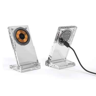 Logotrade promotional merchandise image of: Magcharge 15W magnetic wireless charging stand