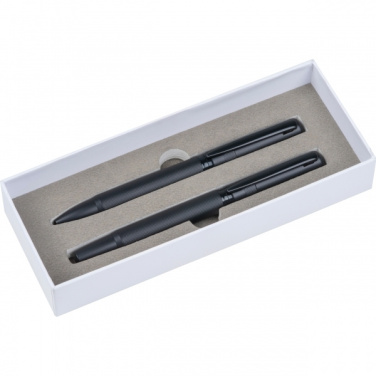 Logo trade promotional merchandise photo of: Elegant MoLu writing set Santa Rosa