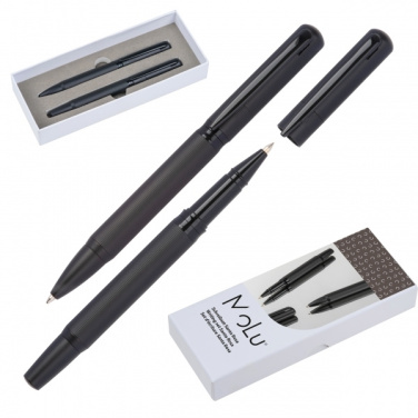 Logo trade promotional gift photo of: Elegant MoLu writing set Santa Rosa