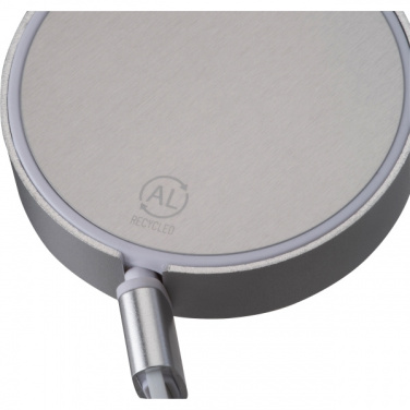 Logo trade promotional merchandise photo of: Charging cable made from recycled aluminum Ostend