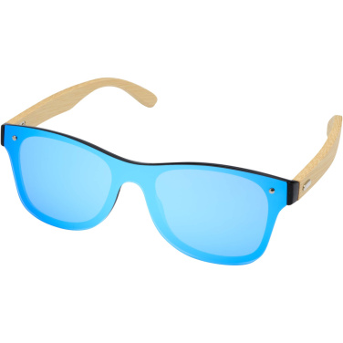 Logotrade corporate gift image of: Tan sunglasses with bamboo temples