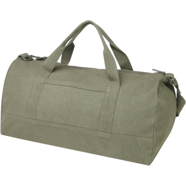 Logo trade corporate gifts image of: Porter 500 g/m² Aware™ recycled duffel bag 50L