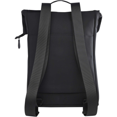 Logo trade corporate gifts image of: Turner 15.6" GRS recycled roll-top laptop backpack 12L