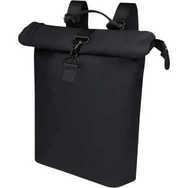 Logo trade promotional product photo of: Turner 15.6" GRS recycled roll-top laptop backpack 12L