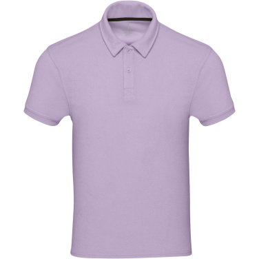Logo trade promotional merchandise picture of: Akoya recycled terry unisex polo