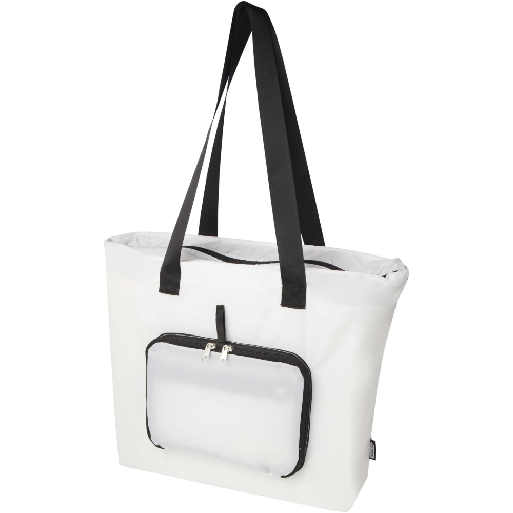 Logo trade promotional product photo of: EcoFold RPET foldable tote bag 16L
