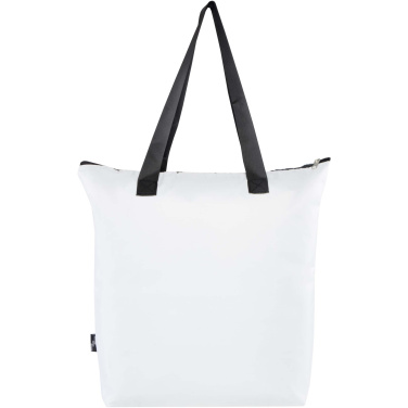 Logo trade promotional product photo of: EcoFold RPET foldable tote cooler bag 15L
