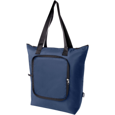 Logotrade promotional products photo of: EcoFold RPET foldable tote cooler bag 15L