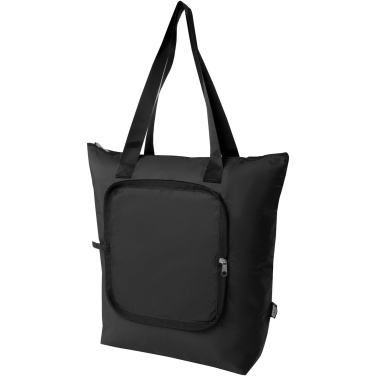 Logotrade promotional gift picture of: EcoFold RPET foldable tote cooler bag 15L