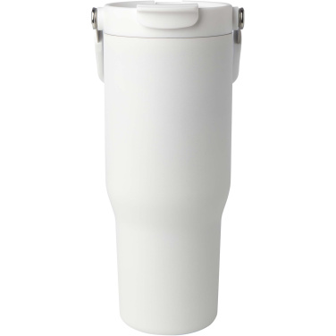 Logo trade promotional giveaway photo of: Bronx 900 ml RCS recycled stainless steel copper vacuum insulated tumbler with dual function lid