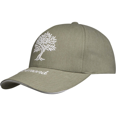 Logo trade promotional merchandise picture of: Recycled caps sample box