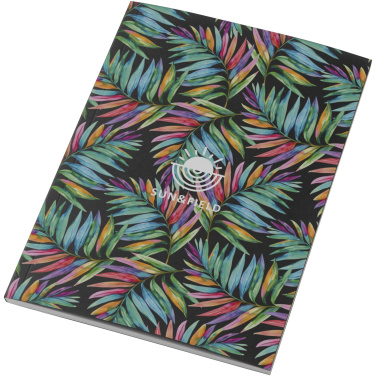 Logo trade promotional merchandise picture of: Novella Austen A5 soft cover notebook - 50 sheets