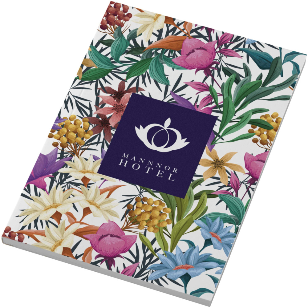 Logo trade advertising products picture of: Novella Austen A6 soft cover notebook - 50 sheets