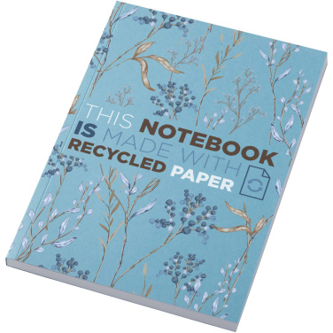 Logo trade promotional items picture of: Novella Austen A5 recycled soft cover notebook - 100 sheets