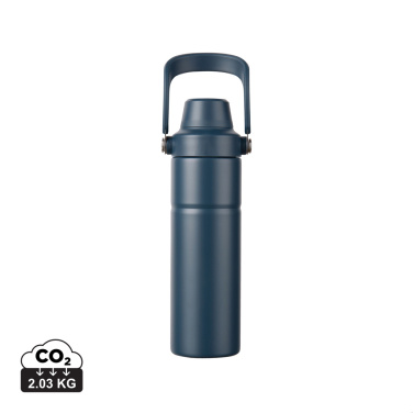 Logo trade promotional products image of: Baltimore trek RCS recycled SS bottle 600 ML