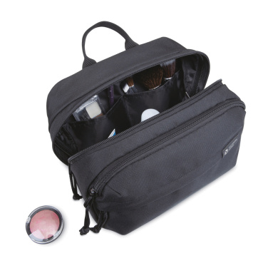 Logo trade corporate gifts image of: Renew AWARE™ rPET Toiletry Bag