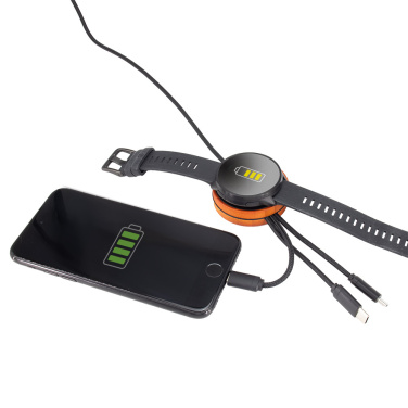 Logo trade advertising product photo of: Big cable 4in1 with illuminated logo - i5w