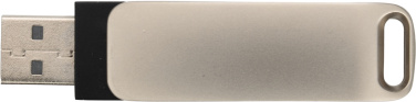 Logo trade promotional merchandise photo of: Metal USB stick