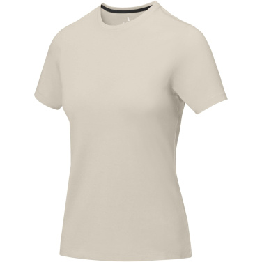 Logo trade promotional merchandise image of: Nanaimo short sleeve women's t-shirt