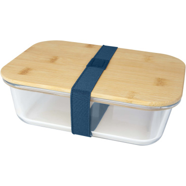 Logo trade business gift photo of: Roby glass lunch box with bamboo lid