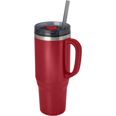 Logotrade business gifts photo of: Melbourne 1200 ml RCS certified insulated tumbler with straw