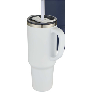Logo trade promotional giveaways image of: Sydney 1200 ml copper vacuum insulated tumbler with straw