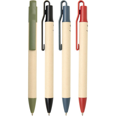Logotrade promotional items photo of: Liliana sugarcane paper ballpoint pen (blue ink)