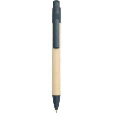 Logotrade promotional item picture of: Liliana sugarcane paper ballpoint pen (blue ink)