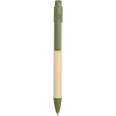 Logotrade business gift image of: Liliana sugarcane paper ballpoint pen (blue ink)