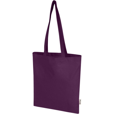 Logotrade business gifts photo of: Madras Blend 140 g/m² GRS recycled cotton tote bag 7L