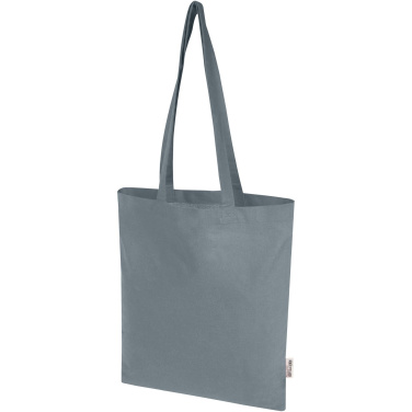 Logotrade promotional merchandise picture of: Madras Blend 140 g/m² GRS recycled cotton tote bag 7L