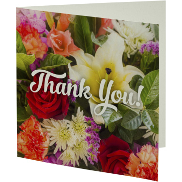 Logo trade promotional products image of: Herald square greeting card