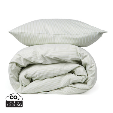 Logo trade promotional giveaways picture of: VINGA Montgomery premium cotton bed linen, 4 pcs set