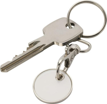 Logotrade promotional giveaways photo of: Rory keyring with trolley coin