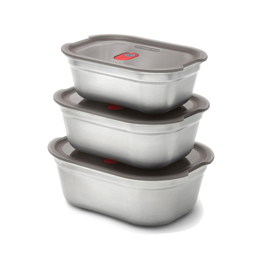 Logotrade promotional gift image of: Black+Blum Mealprep Box 3pcs Set Small, Medium, Large