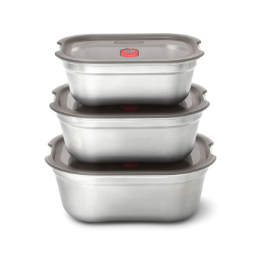 Logotrade promotional product picture of: Black+Blum Mealprep Box 3pcs Set Small, Medium, Large