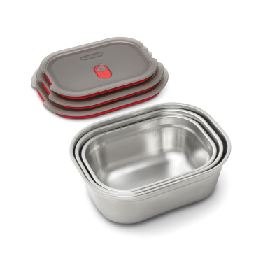 Logotrade promotional item picture of: Black+Blum Mealprep Box 3pcs Set Small, Medium, Large