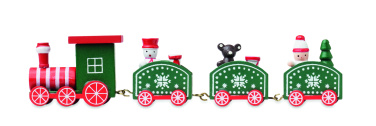 Logo trade promotional items picture of: Wooden Christmas train