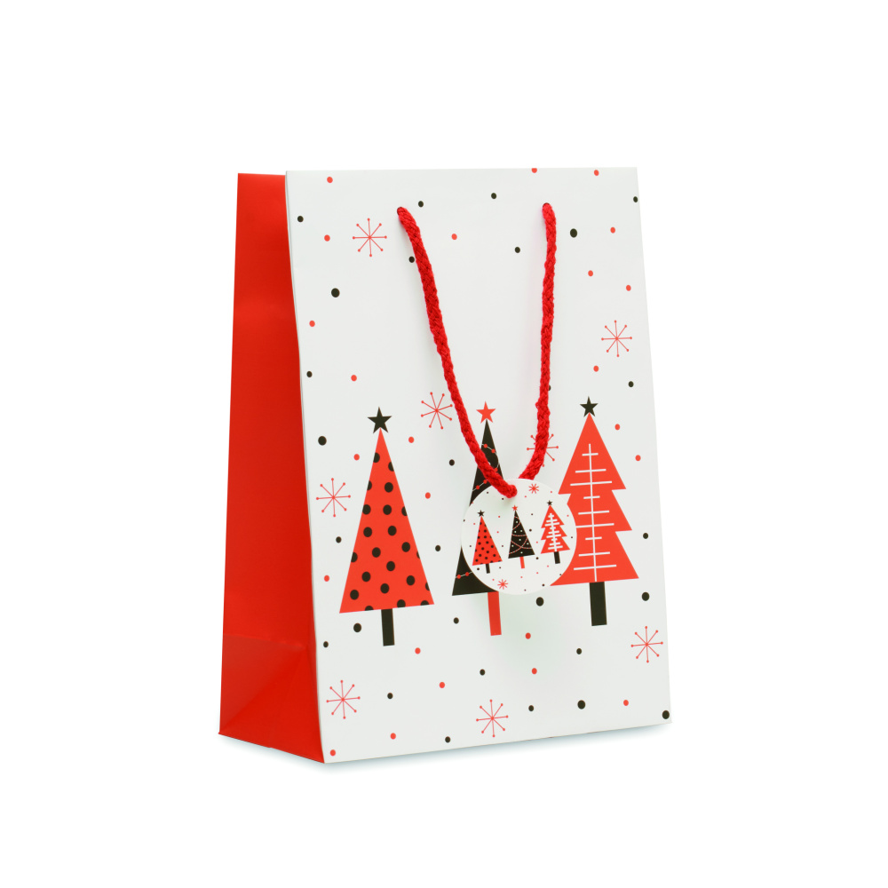 Logo trade corporate gifts picture of: Gift paper bag medium