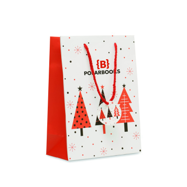 Logo trade business gift photo of: Gift paper bag medium