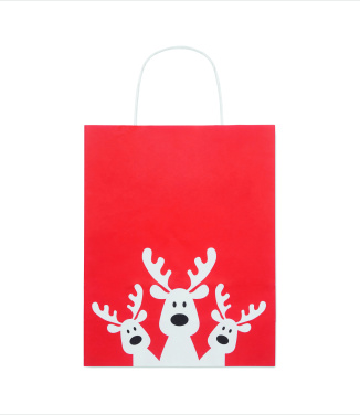 Logo trade promotional giveaways image of: Gift paper bag small