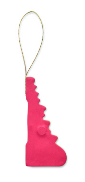 Logo trade promotional giveaway photo of: Christmas paper tree hanger